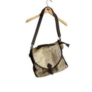 Hopofly Women's Aztec Calfskin Satchel - OS